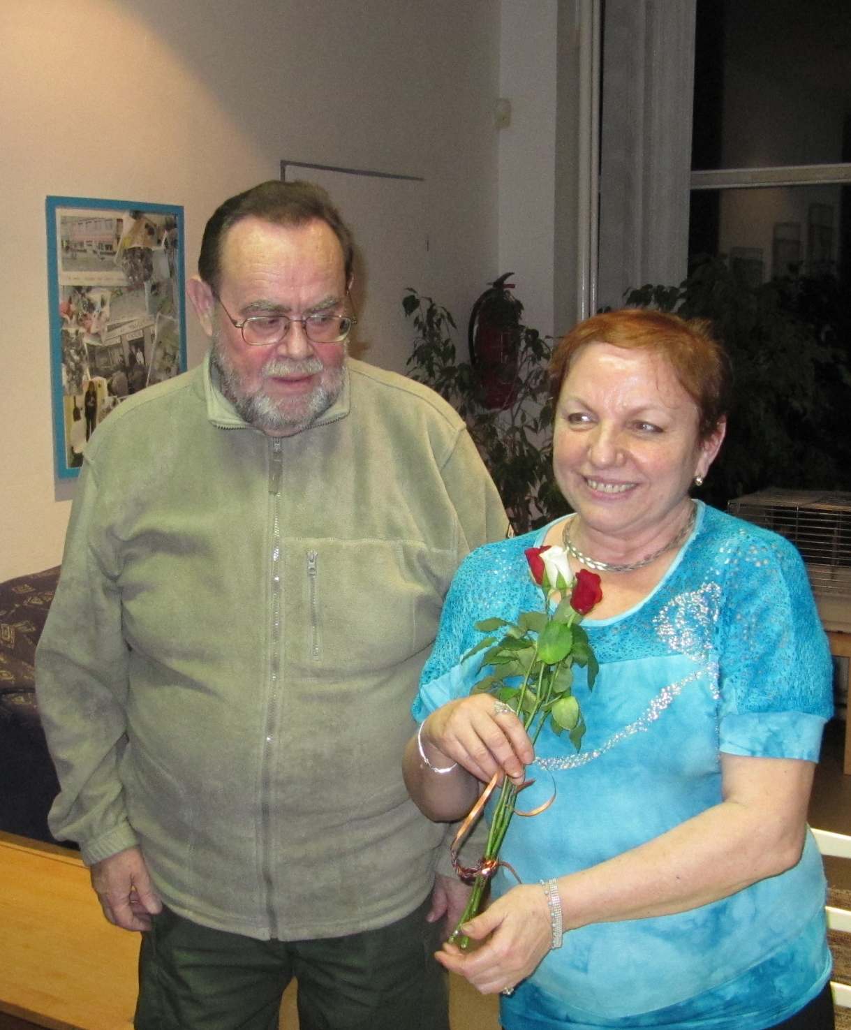 Jaroslava s ilustrátorem K. Klosem Jaroslava s ilustrátorem K. Klosem